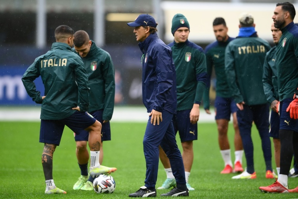 Ultim'ora del calcio italiano in data 5 ottobre 2021. AFP