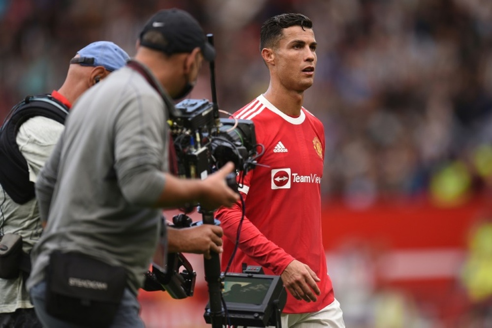 Cristiano ejerció de líder nada más llegar. AFP