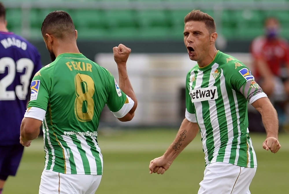 Joaquín valoró la victoria del Betis. AFP