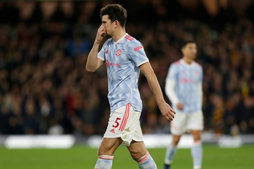 Maguire prend la défense de Solskjaer. AFP