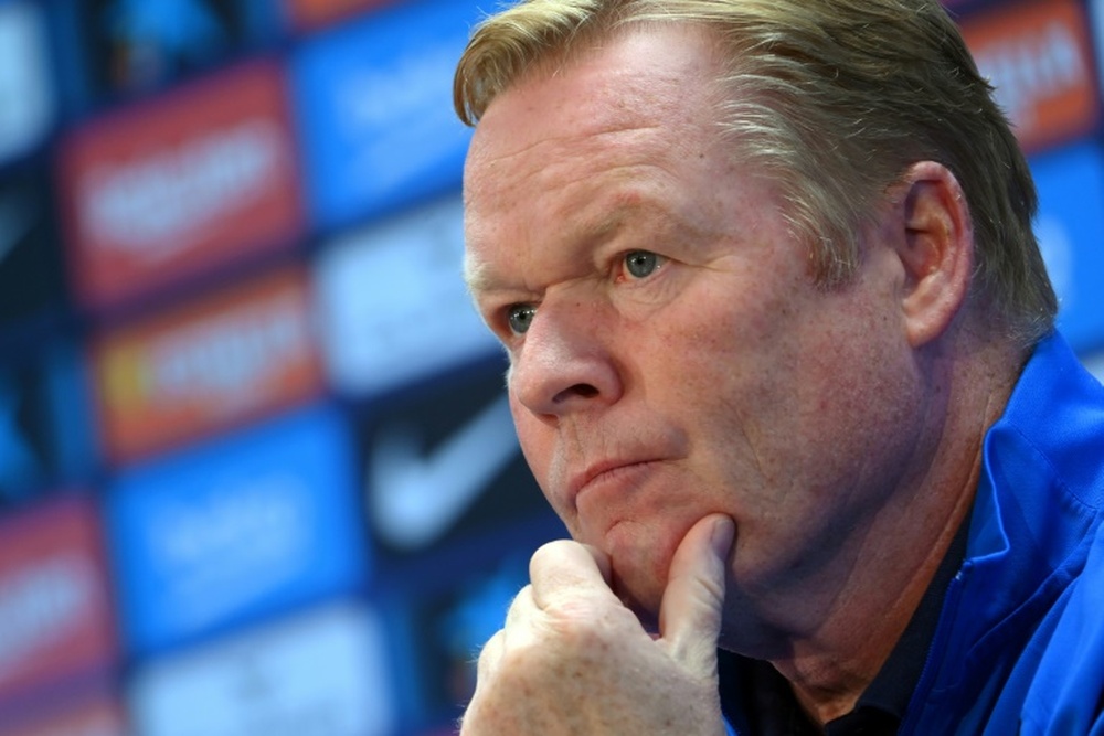 Koeman revient sur les incidents à la sortie du Camp Nou. afp
