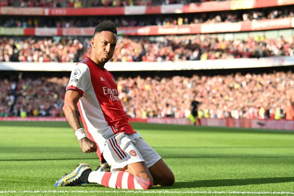 Aubameyang could have joined Tottenham in 2013. AFP