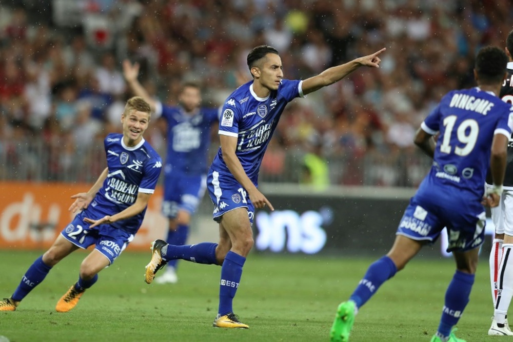 Troyes crée la surprise et fait tomber Nice. AFP