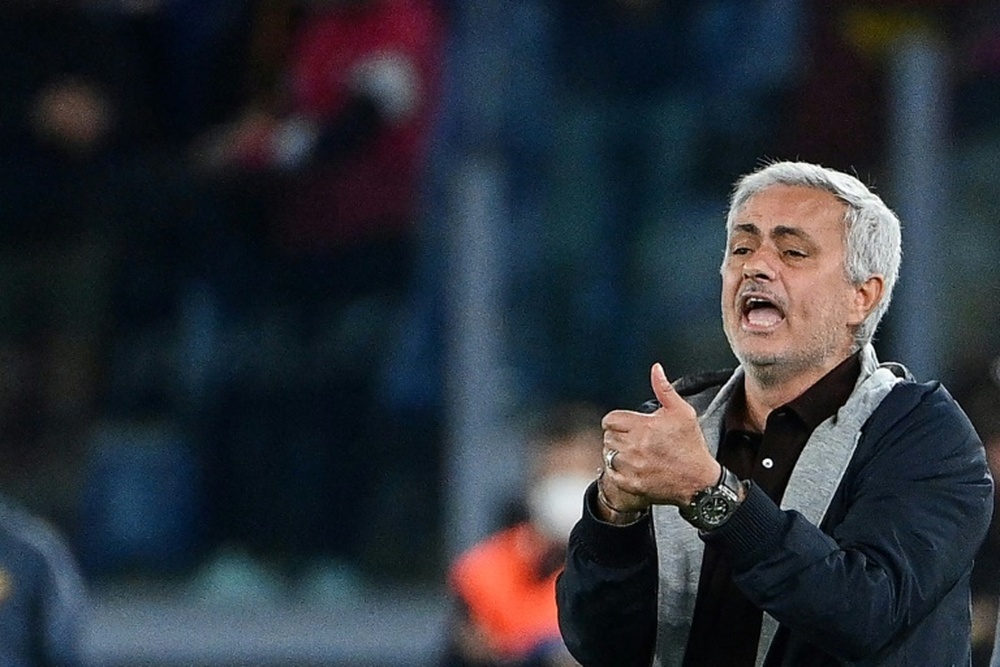 Mourinho ha presentato la partita in conferenza stampa. AFP