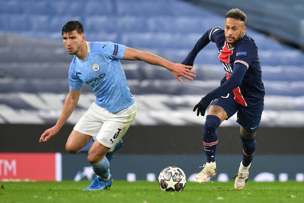 PSG y Manchester City son favoritos para alzar la Champions. AFP