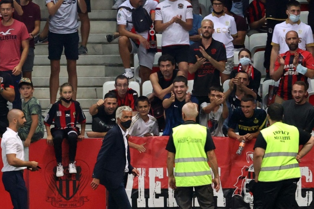 Un supporter de l'OGCN condamné. AFP