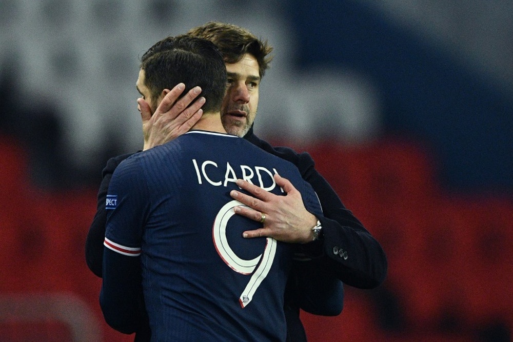 Icardi will miss PSG's CL clash. AFP