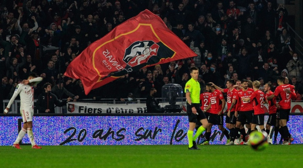 Rennes impressionne face à Lyon. AFP