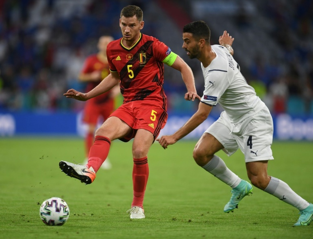 Vertonghen explodiu contra o gol de Mbappé. AFP