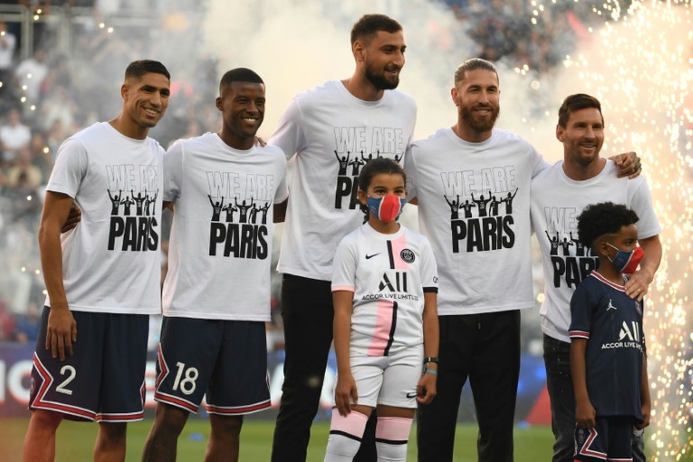 O desabafo de um novo reforço do PSG. AFP