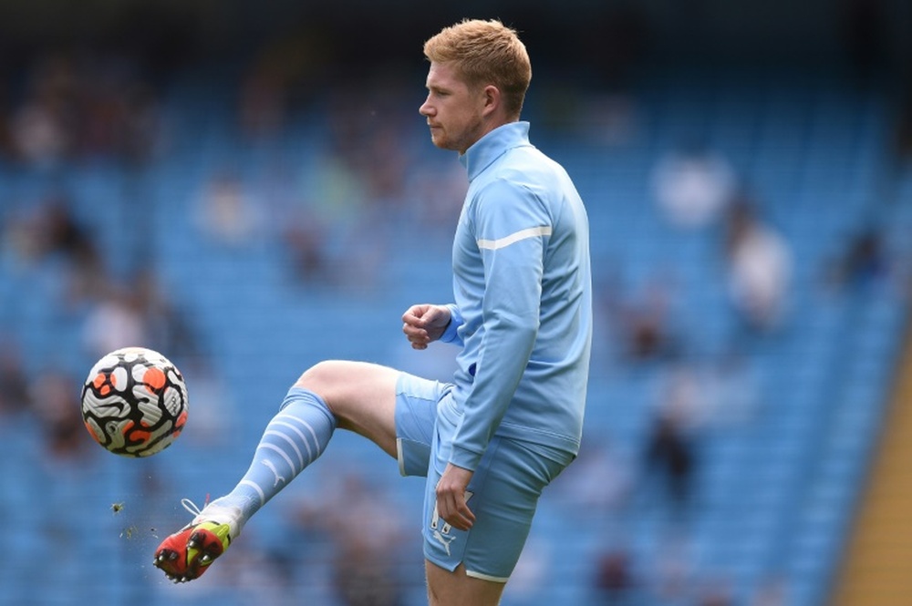Kevin de Bruyne is performing not as well as he usually does. AFP