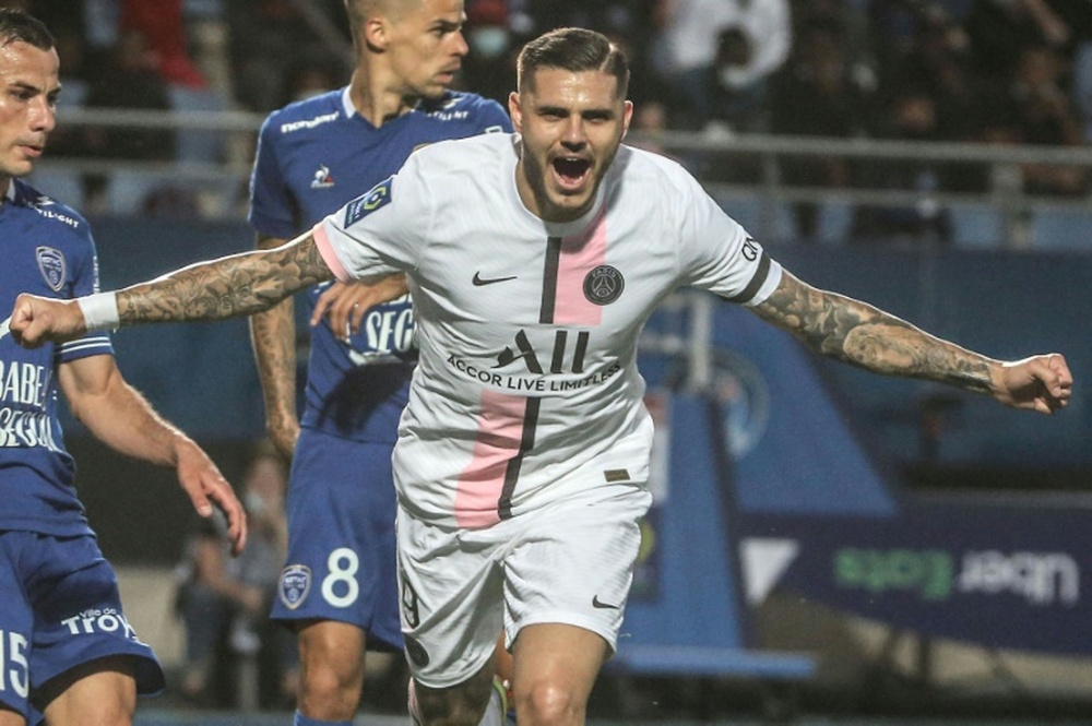 O Newcastle pode esquecer de Icardi. AFP