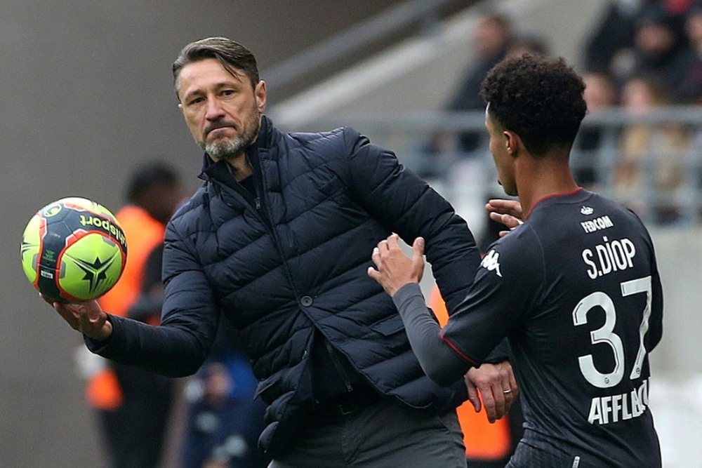 Niko Kovac veut terminer premier de son groupe. AFP
