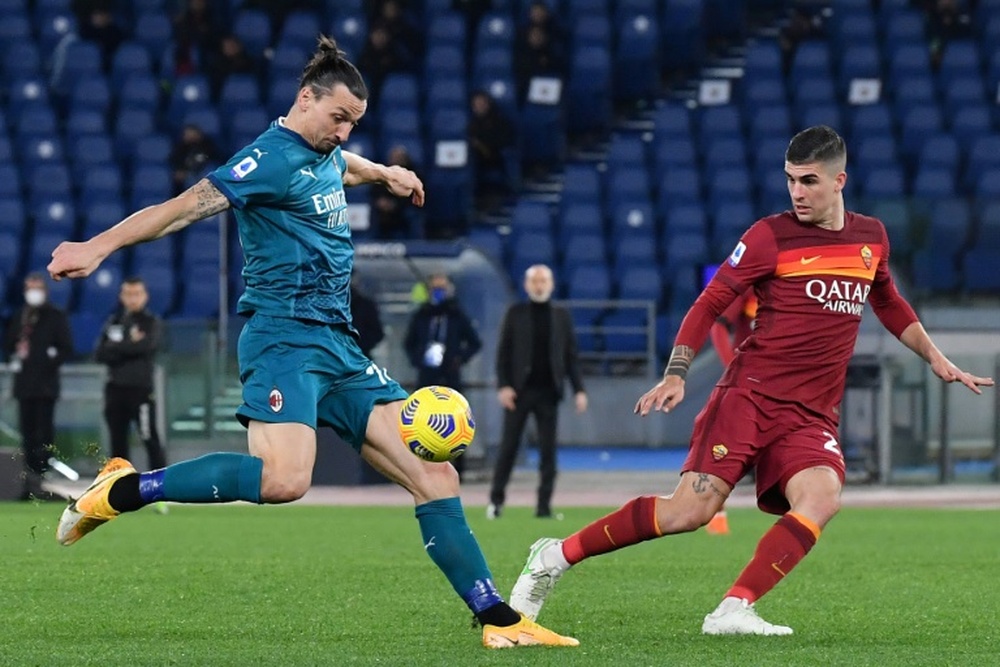 Le probabili formazioni di Roma-Milan. AFP