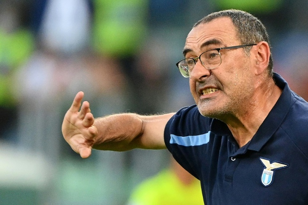 La Lazio lavora al rinnovo di Sarri fino al 2025. AFP