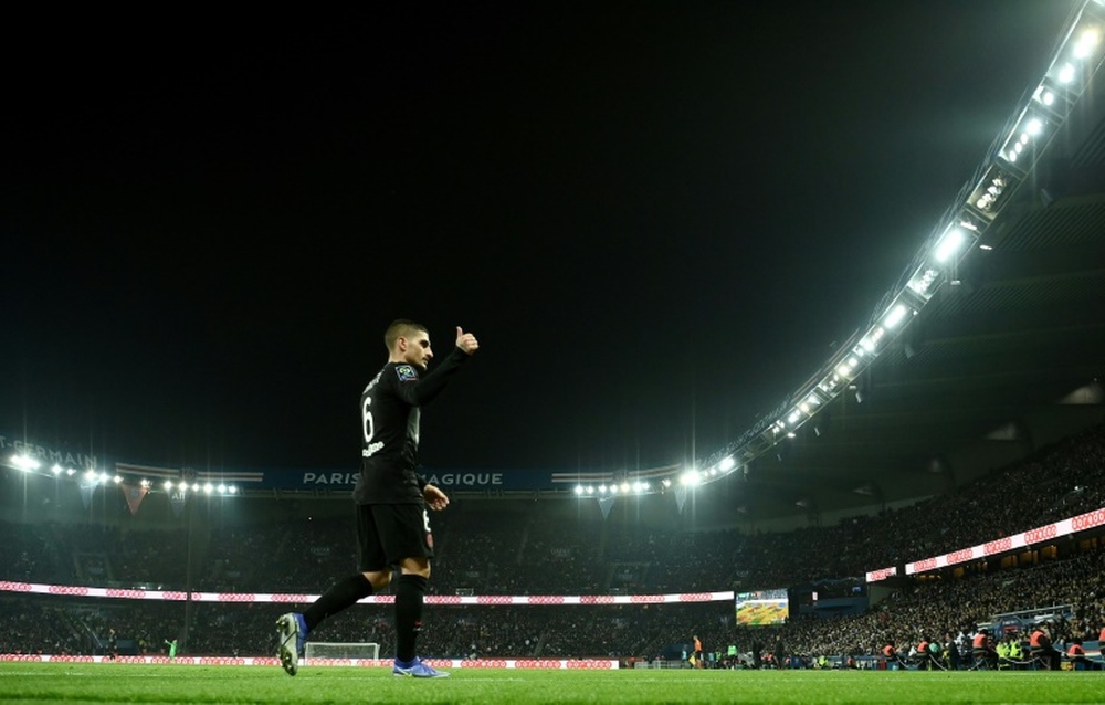Marco Verratti absent trois semaines. AFP