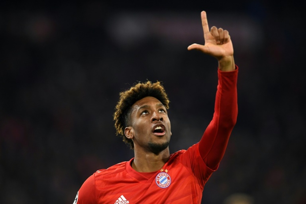 Coman elogia Lewandowski. AFP