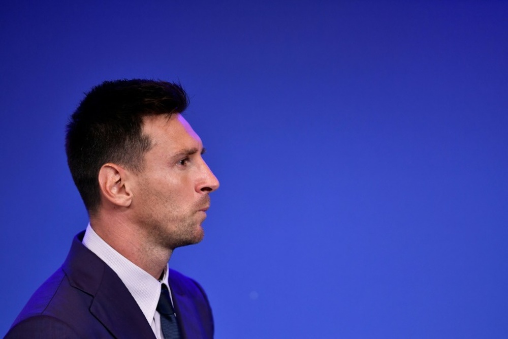 Messi left Barca after the club failed to process his renewal. AFP