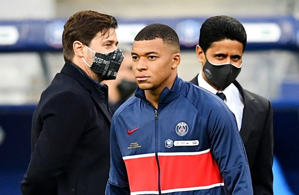 Pochettino confía en que el PSG renueve a Mbappé. AFP