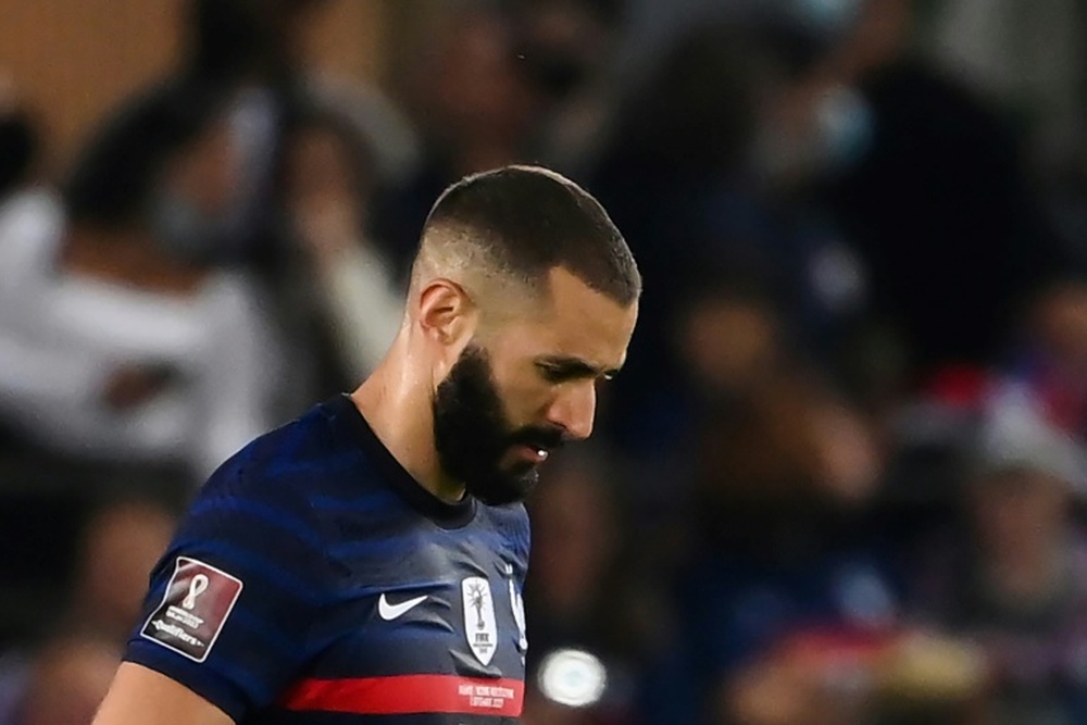 Le Graët rassure Karim Benzema sur son avenir en équipe de France. AFP