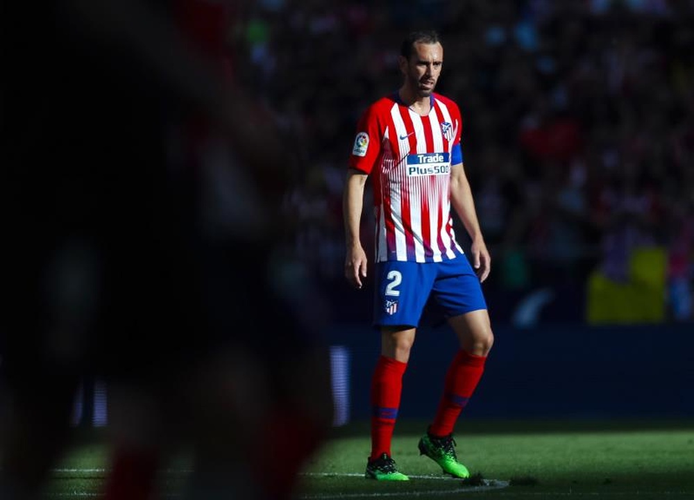 Godín bate à porta do Atlético.EFE