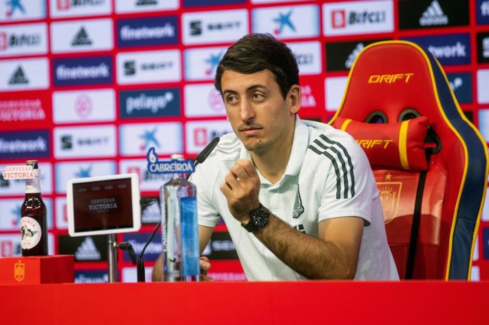 Mikel Oyarzabal est convaincu que la Roja peut remporter la Ligue des Nations. EFE