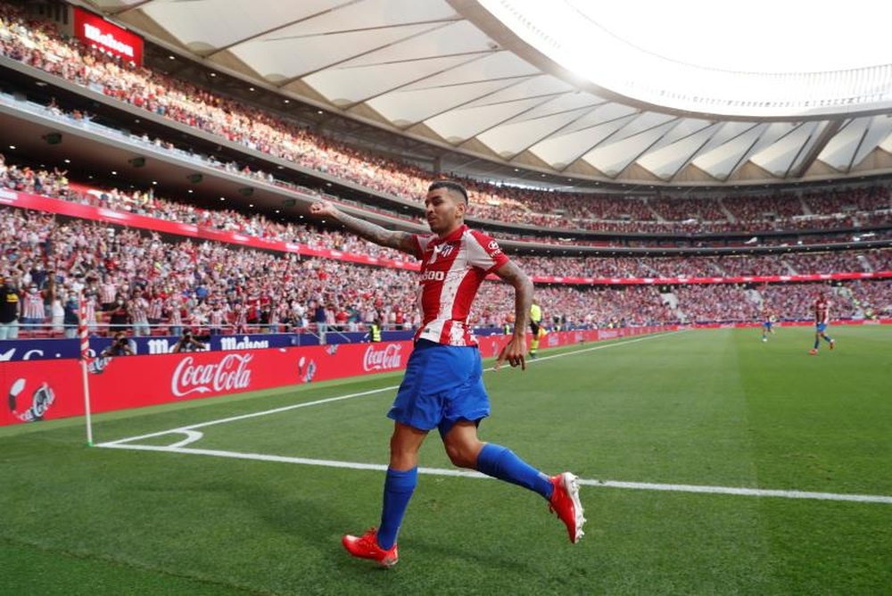 Ángel Correa, le meilleur colchonero du mois d'août. EFE