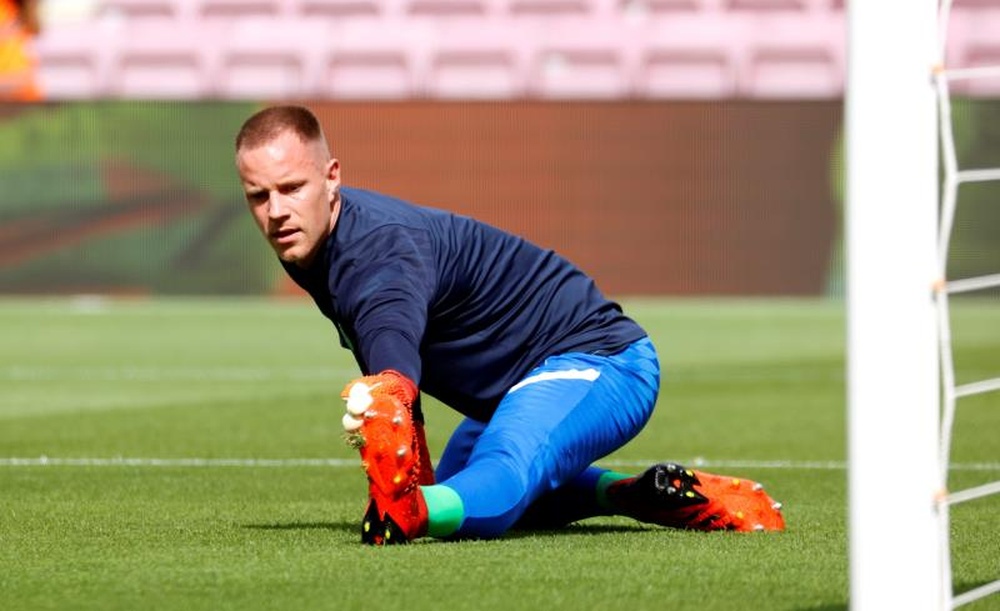 Le début de saison de Ter Stegen à l'image de celui du Barça. EFE