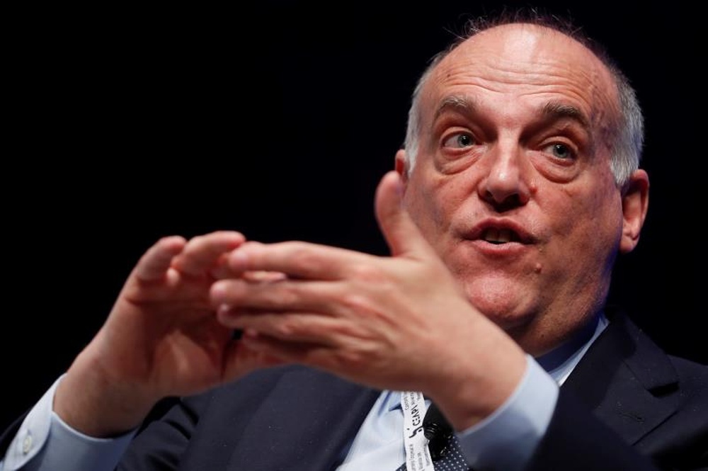 Tebas admitted that the Serie A is closer to the Premier League than Spanish football. EFE