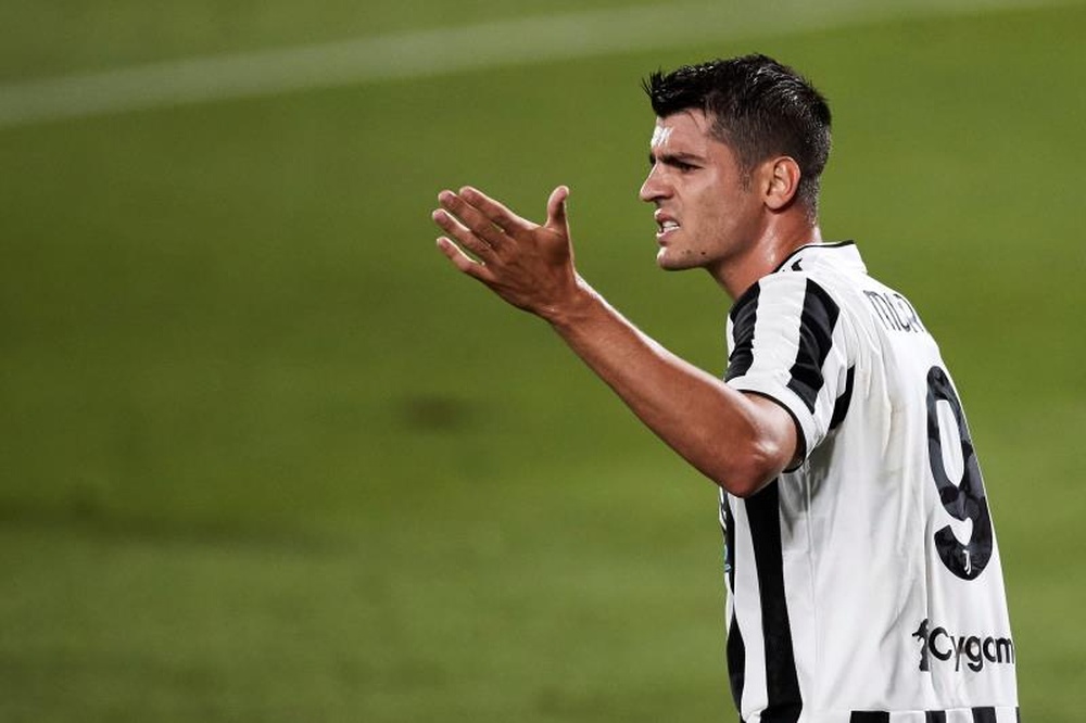 L'avenir d'Alvaro Morata s'assombrit. EFE