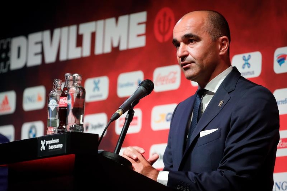 Roberto Martinez évasif sur son avenir. afp