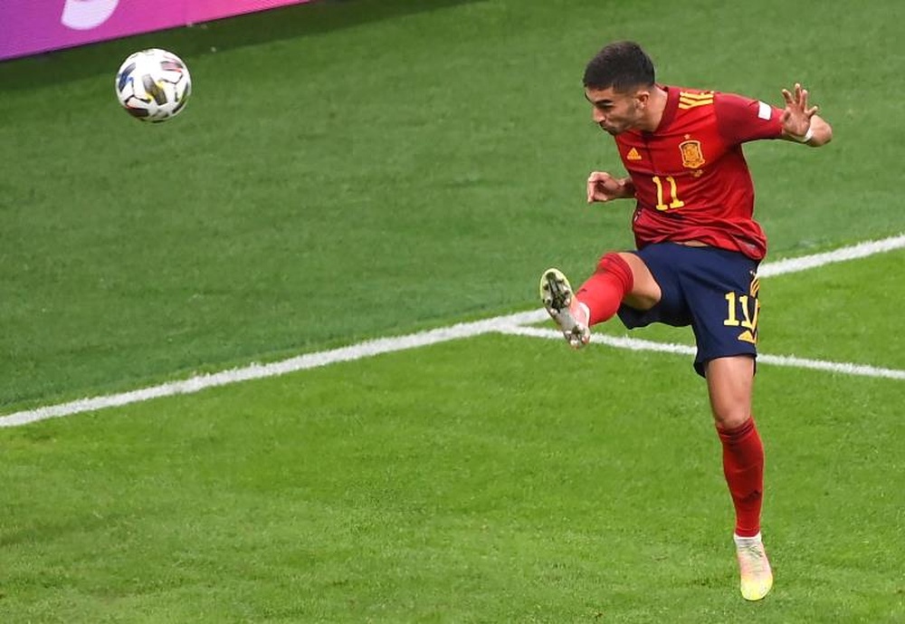 Ferran Torres, incertain pour la finale. EFE
