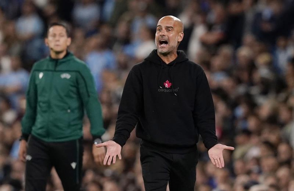 Guardiola comenta venda do Newcastle.EFE