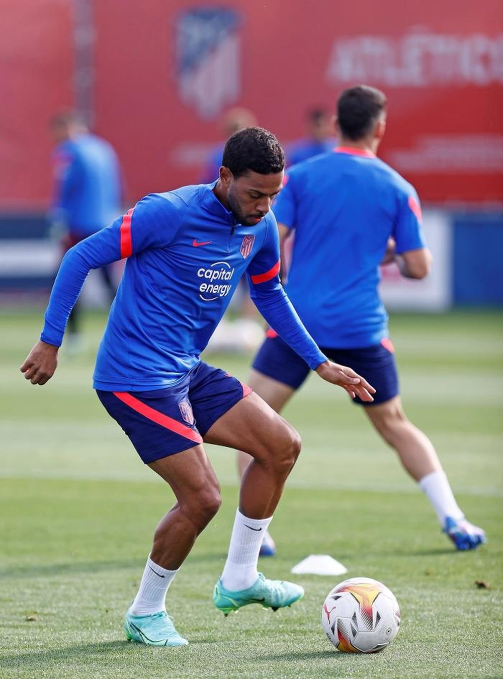 El defensa brasileño del Atlético de Madrid, Renan Lodi. EFE
