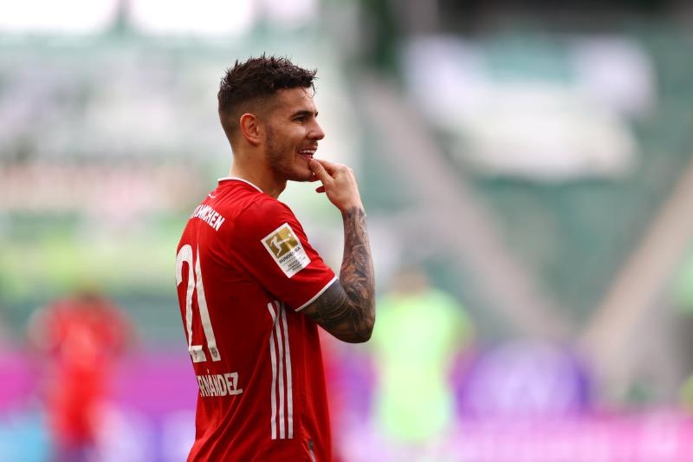Lucas Hernández, do Bayern de Munique, não será preso. EFE/EPA/MARTIN ROSE