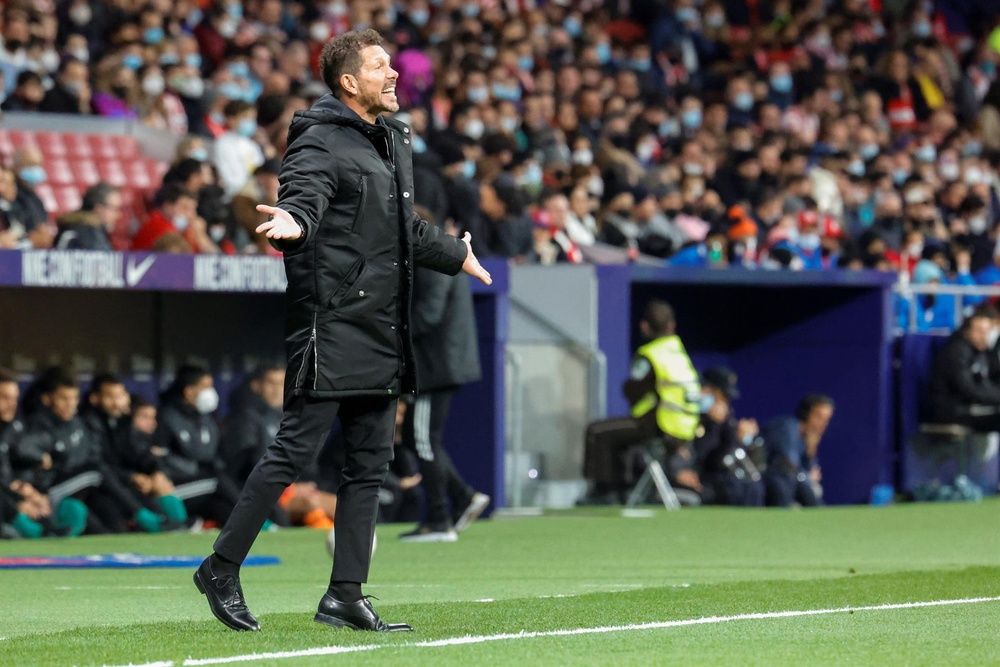 El entrenador del Atlético de Madrid Diego Pablo Simeone. EFE