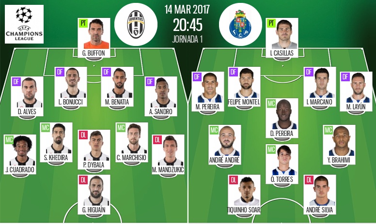 Así seguimos el directo del Juventus Oporto