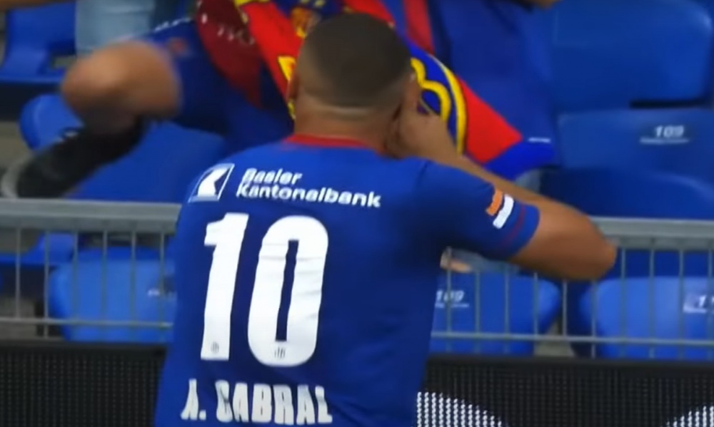 Arthur Cabral podría ser del Barcelona pronto. Captura/Basilea