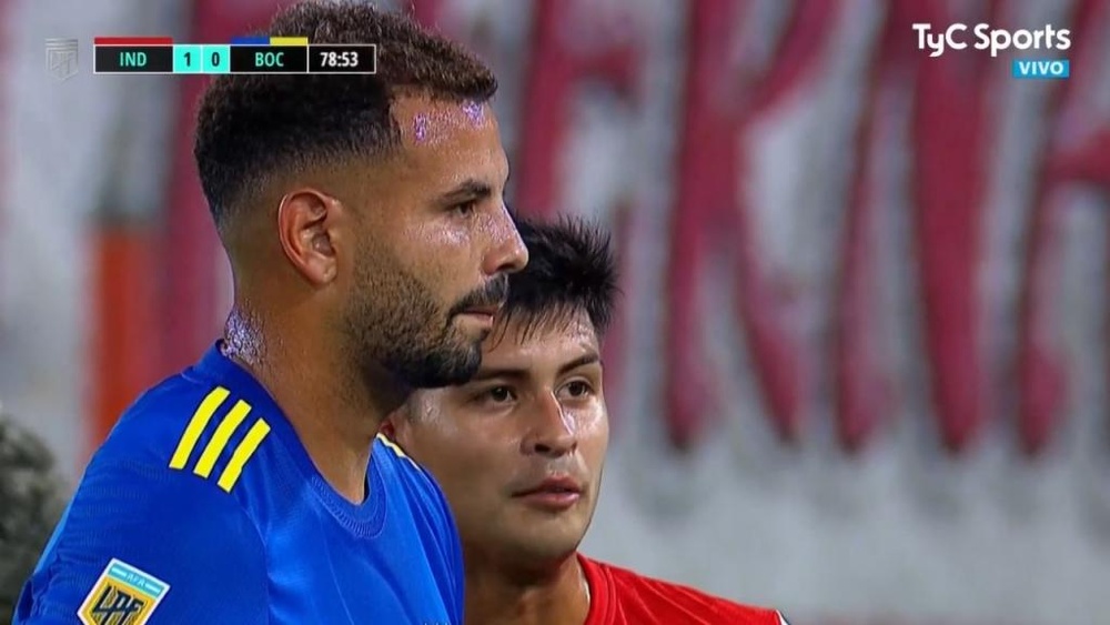 En el primer tiempo no pudo, en el segundo no supo. Captura/TyCSports