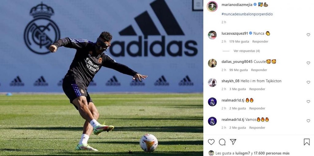 Mariano is available again. Instagram/marianodiazmejia
