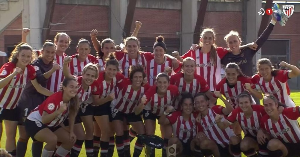 Las rojiblancas le dieron la vuelta al marcador. Captura/AthleticClub
