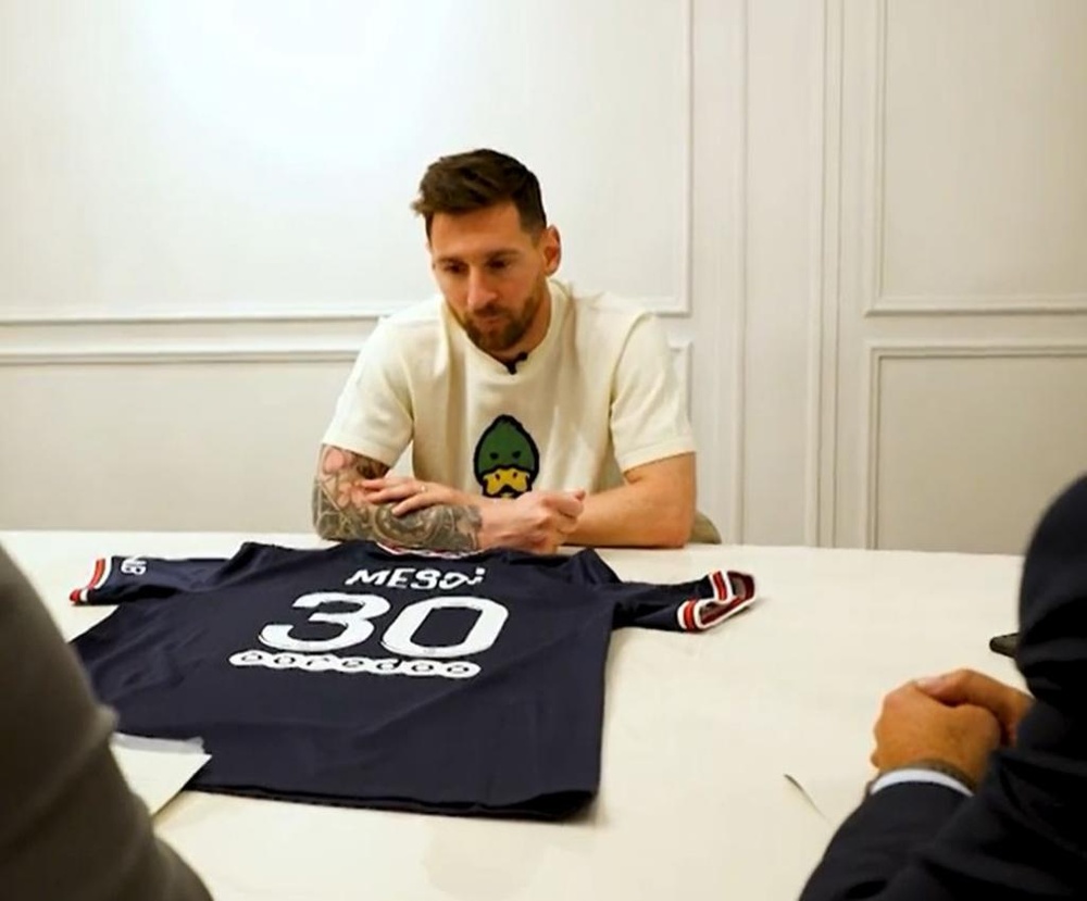Messi não descartou que pode voltar ao Barça. Captura/Marca