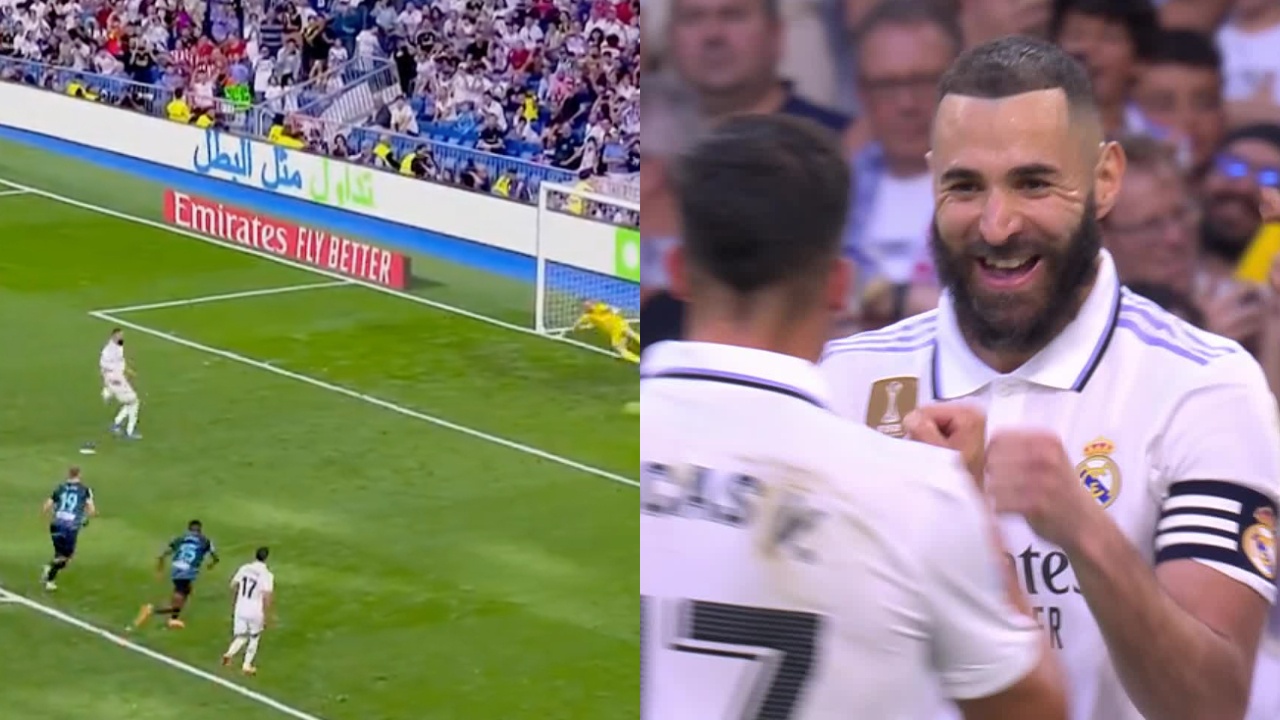 Lo de Benzema es una auténtica locura firmó su tercer hat trick en