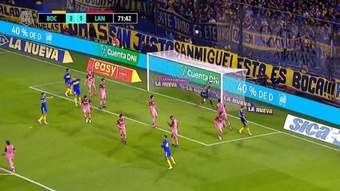 Boca Juniors doblegó por 4-2 a Lanús. Captura/Fanatiz