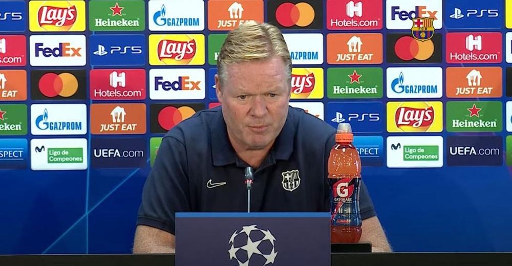 Koeman in conferenza. BarçaTV