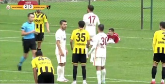 El Galatasaray empató ante el Istanbulspor AS. Captura/GalatasaraySK