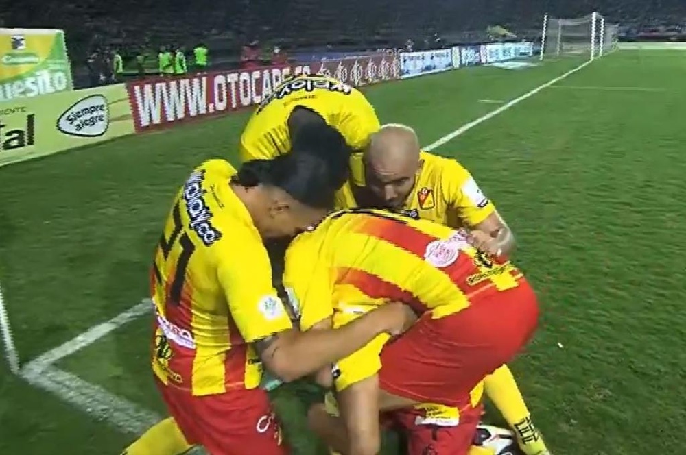 Atlético Nacional perdió 2-3 ante Deportivo Pereira. Captura/WinSports