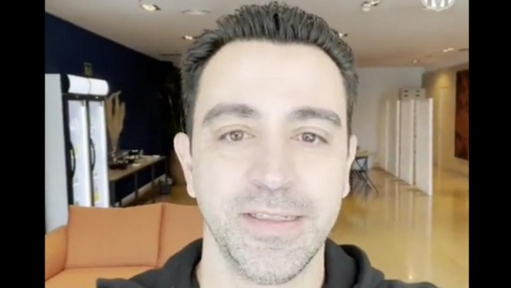 Xavi è arrivato a Barcellona. Barcelonaex