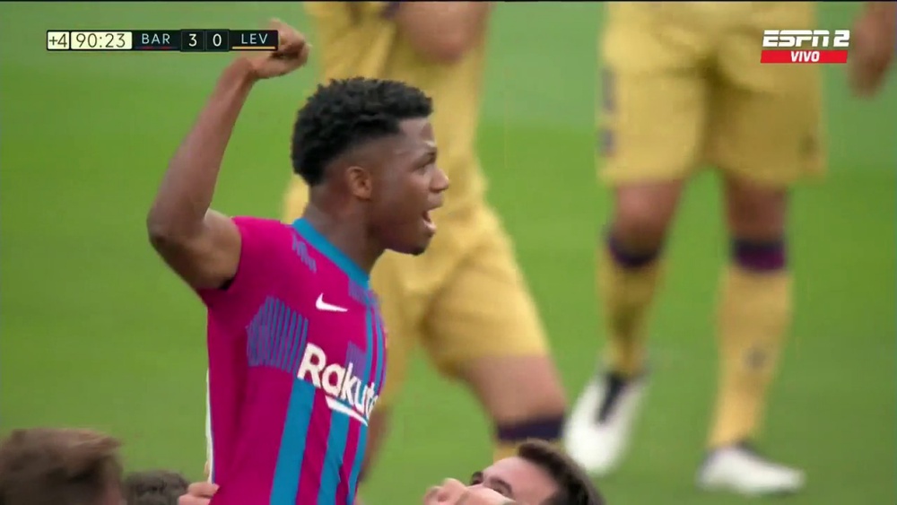 Ansu Fati torna in campo dopo un anno. ESPN
