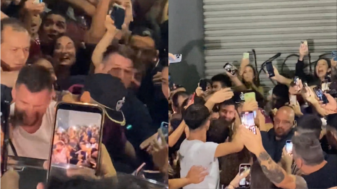 Messi Welcomed By Fans In Argentina Over Dinner